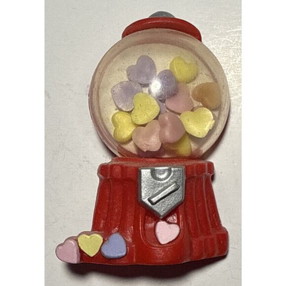 1984 Hallmark Valentine's Day Gumball Machine Lapel Pin E14 - Picture 1 of 2